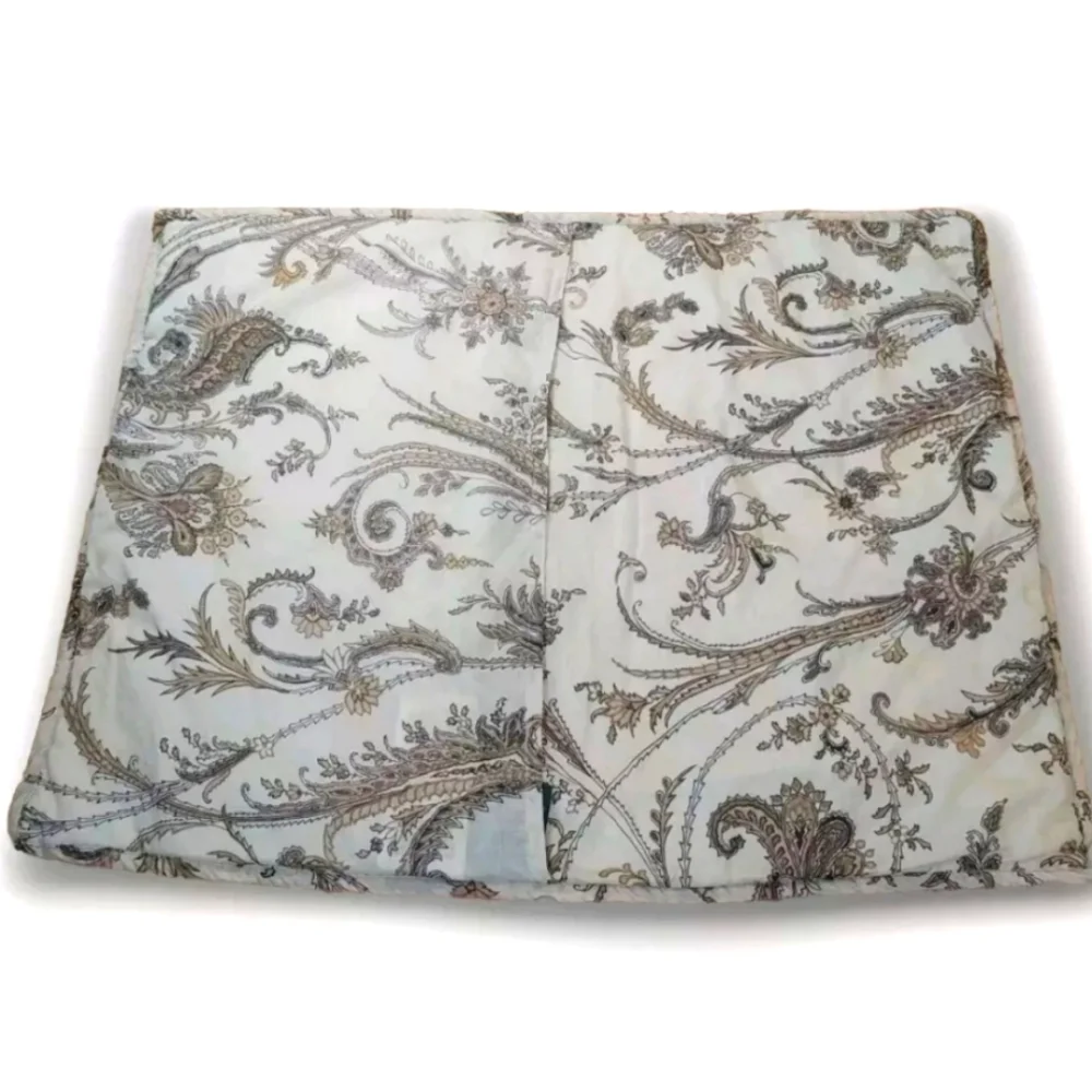 Lauren Ralph Lauren Newbury Port Pailsey Quilted 2 Pillow Shams Cream 20 X 26 In